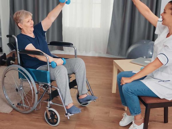 Fisioterapia en el hogar geriátrico